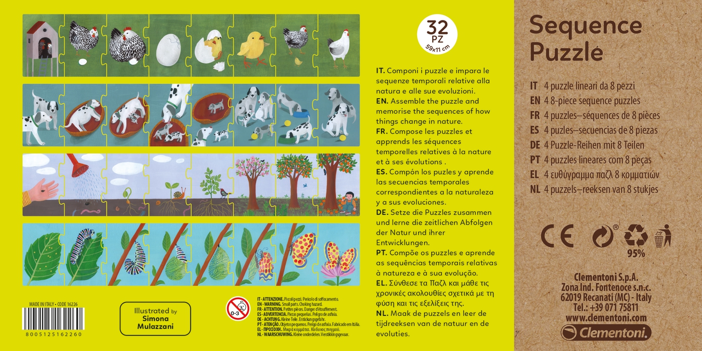 Sequence Puzzle Levenscyclus Clementoni