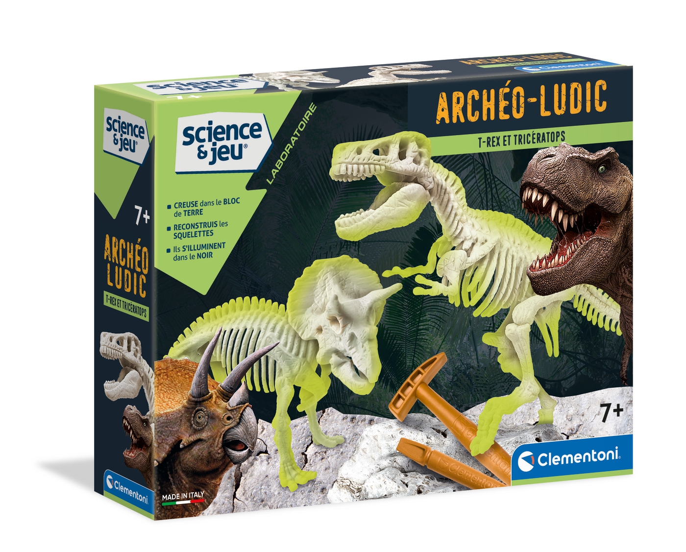 Clementoni Archeofun T-REX Glow in The Dark Scientific Kit Clementoni Archeofun T-REX Glow in The Dark Scientific Kit