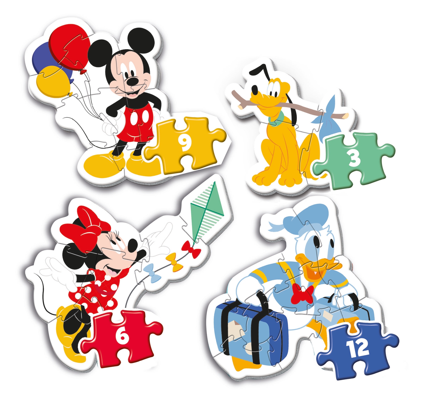 Disney Baby 3 6 9 12 Teile My First Puzzle Clementoni