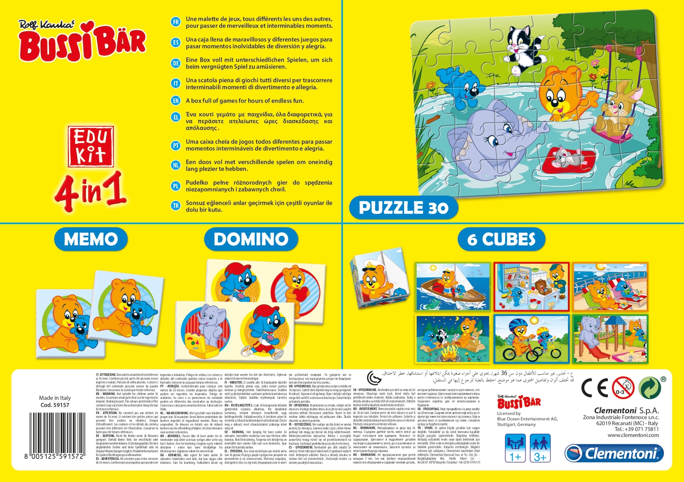 Edukit 4 In 1 Bussi Bar Clementoni