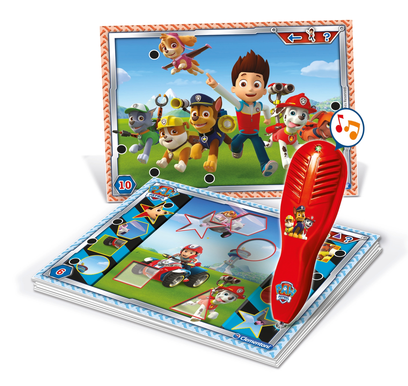 Clementoni Paw Patrol Lernspiel - Elektronischer Quiz-Stift Für Vorschulkinder