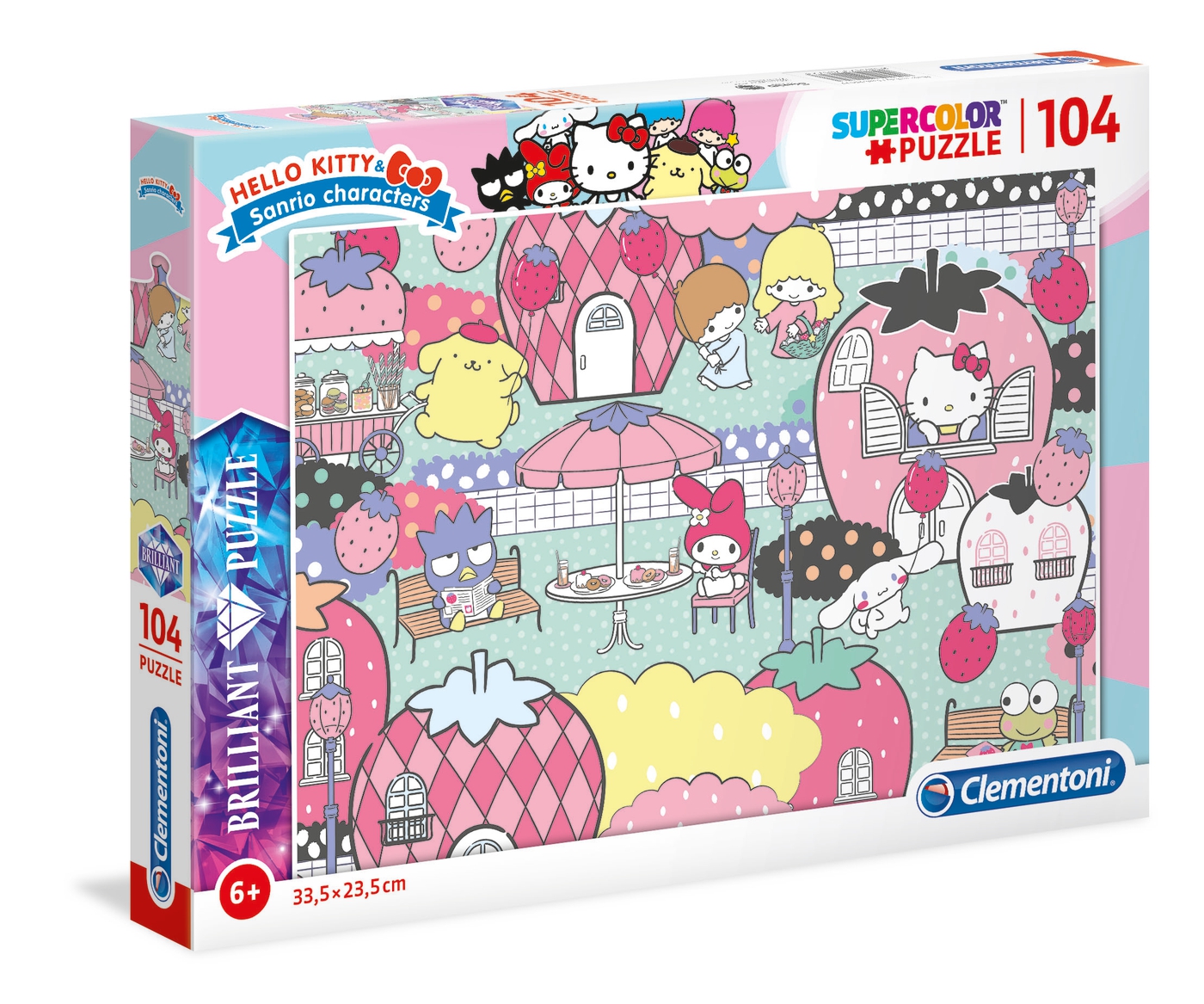 Hello Kitty 104 pcs Brilliant Puzzle Clementoni