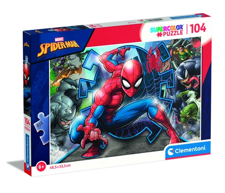 Marvel Spider-Man - 104 pcs - Supercolor Puzzle - Clementoni