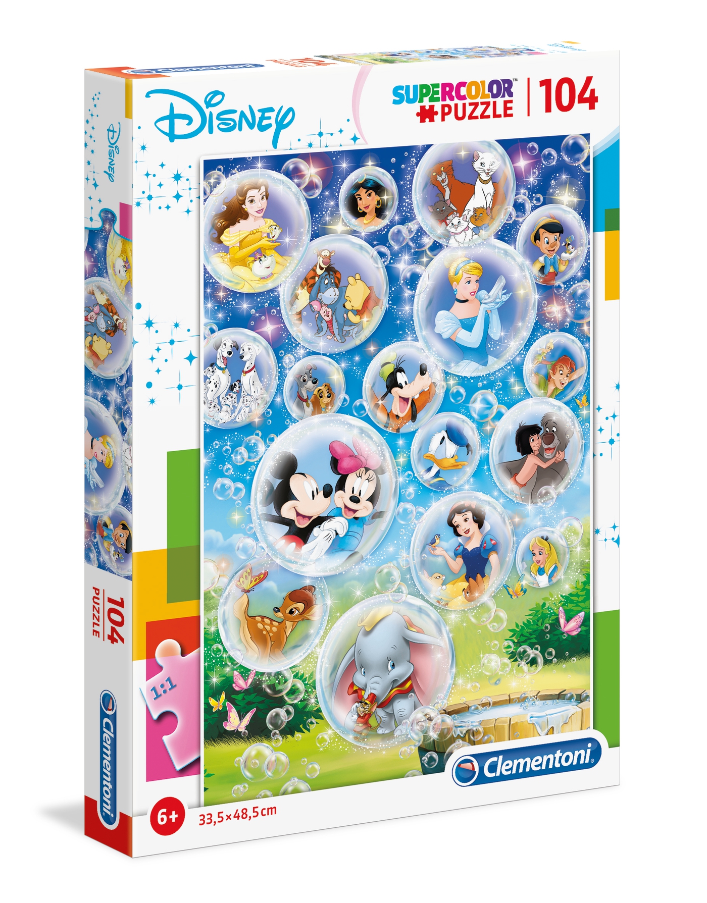 Disney Classic - 104 pcs - Supercolor Puzzle - Clementoni
