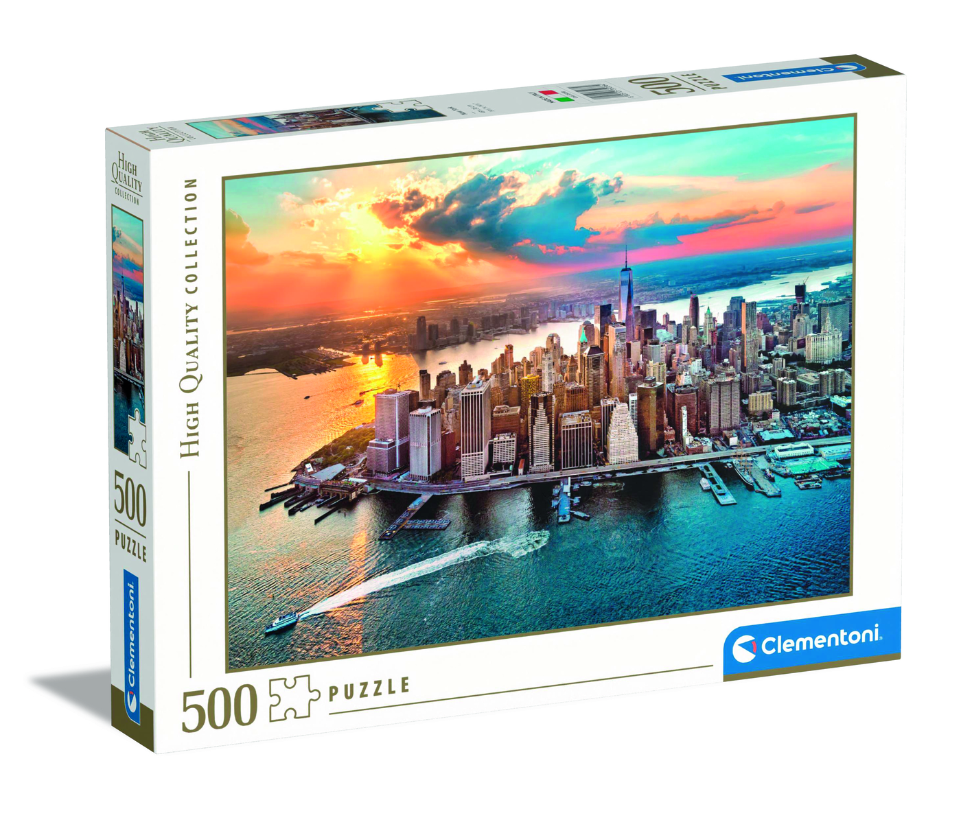 PUZZLE 500 PEZZI NEW YORK 35038 HIGH QUALITY COLLECTION PANORAMA CLEMENTONI 