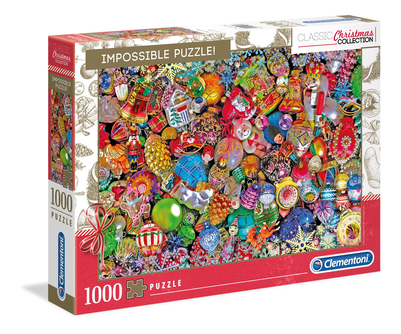 Impossible Jolly Christmas 1000 pcs Classic Christmas Collection