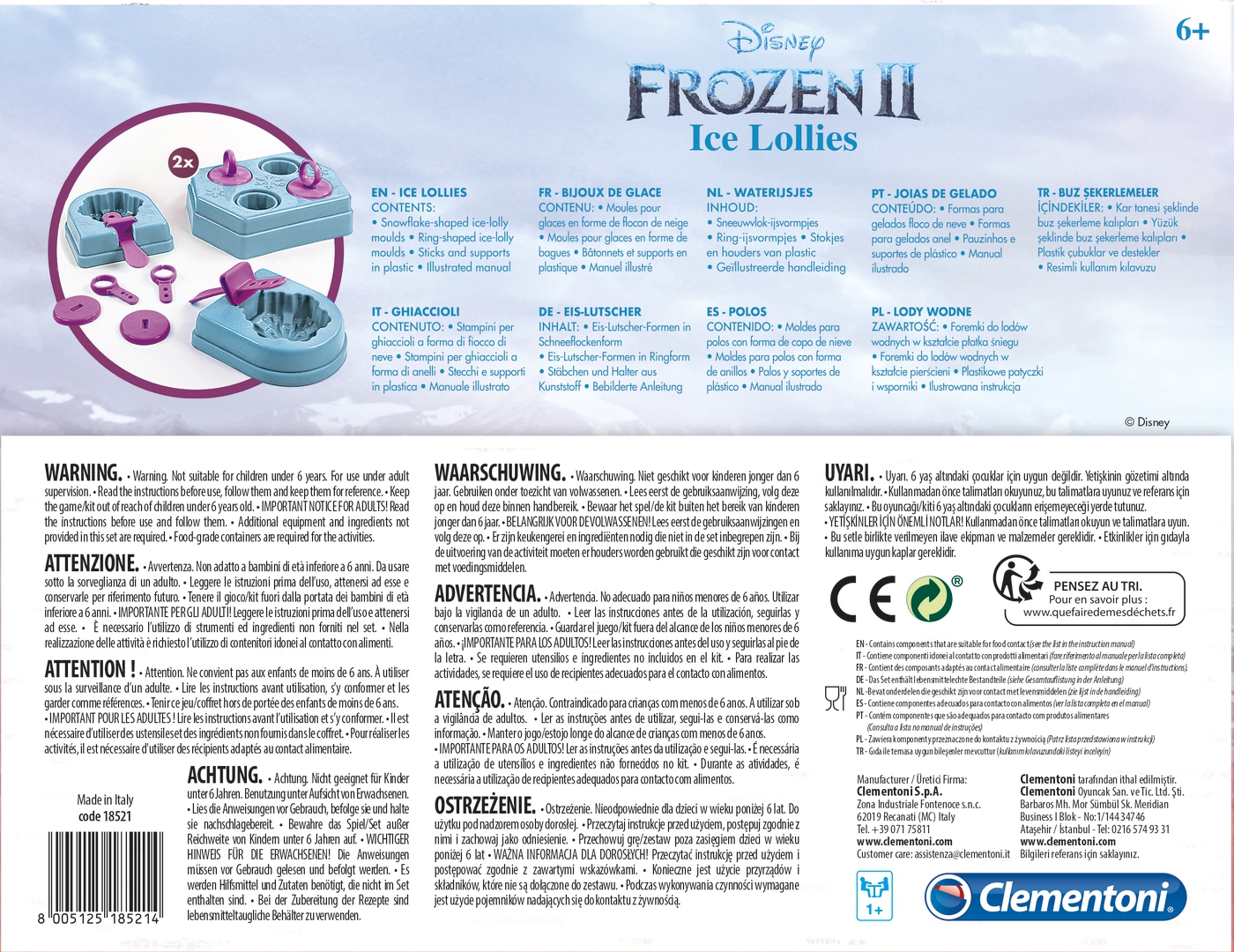 Frozen 2 Ice Lolly Clementoni