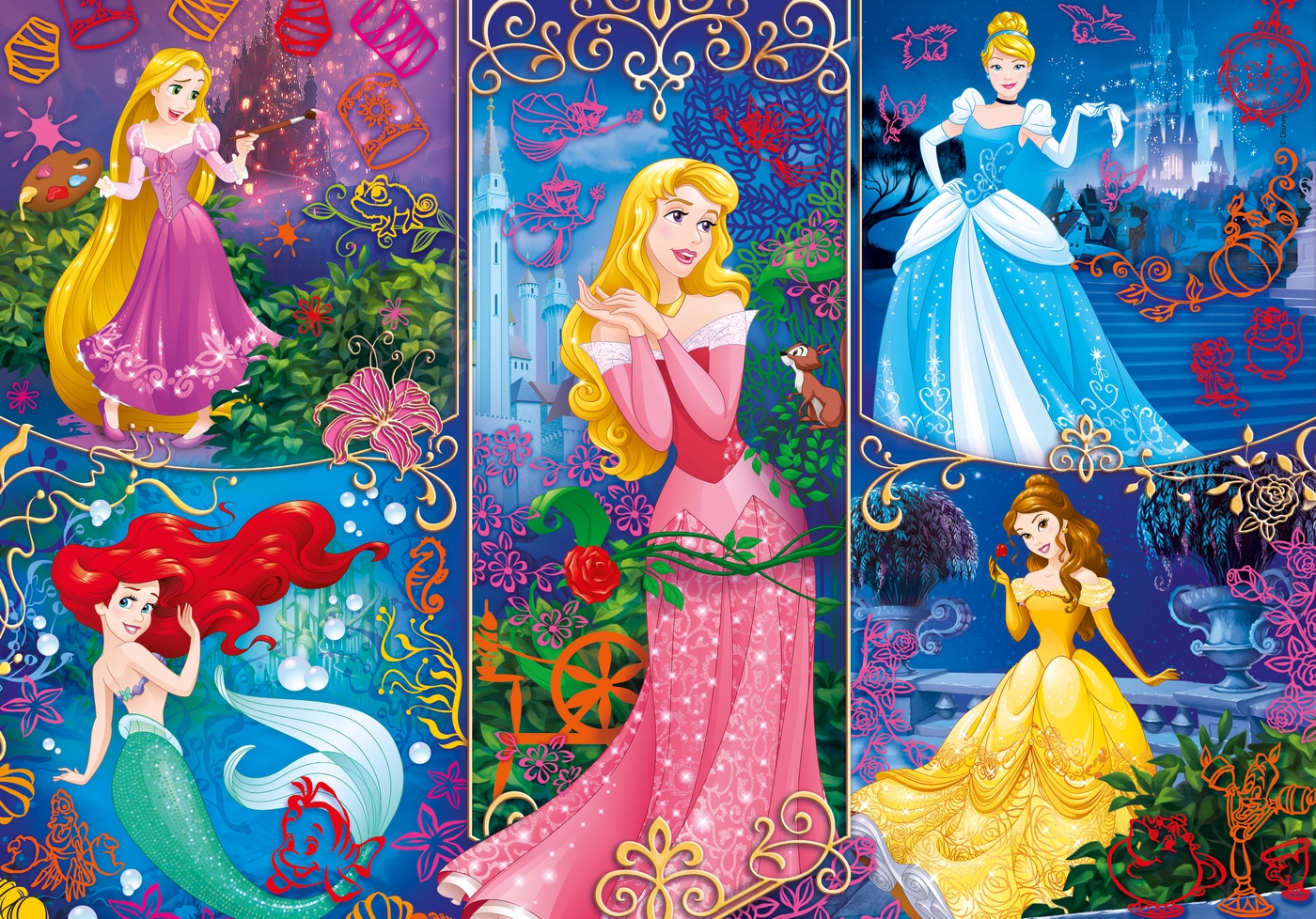 disney princess 3d puzzle