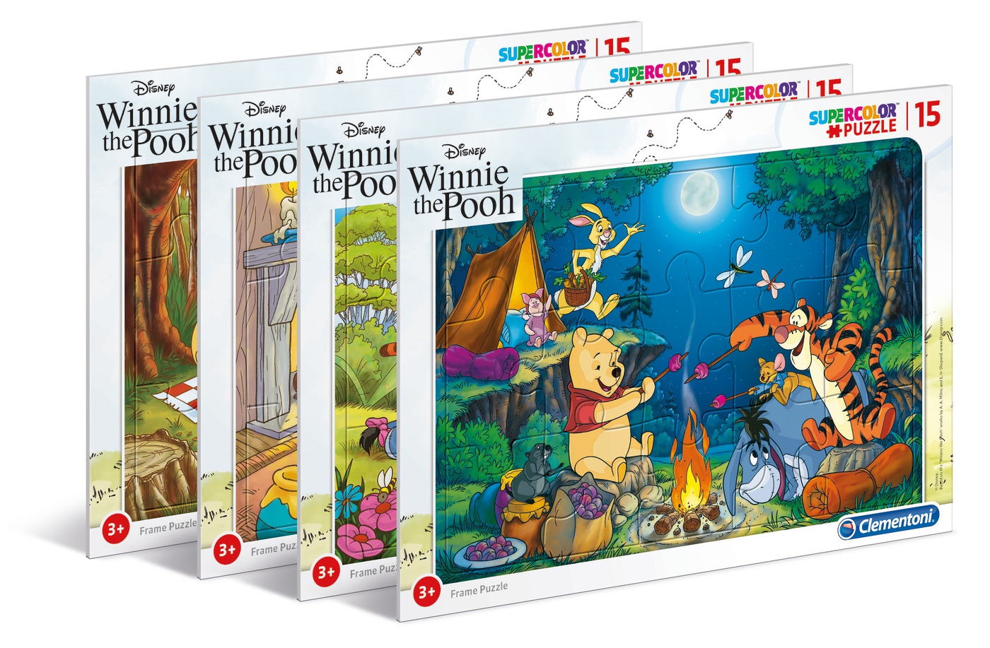 Disney Winnie the Pooh 15 pcs Puzzle Cornice Clementoni