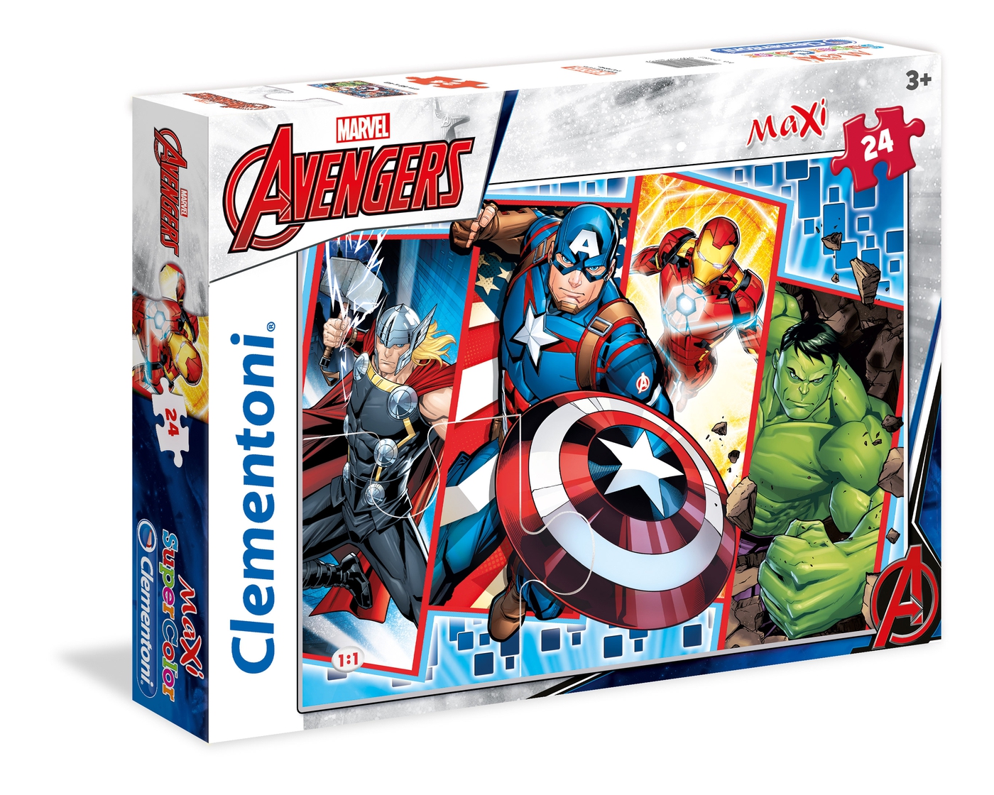Marvel Avengers 24 pcs Supercolor Puzzle Clementoni