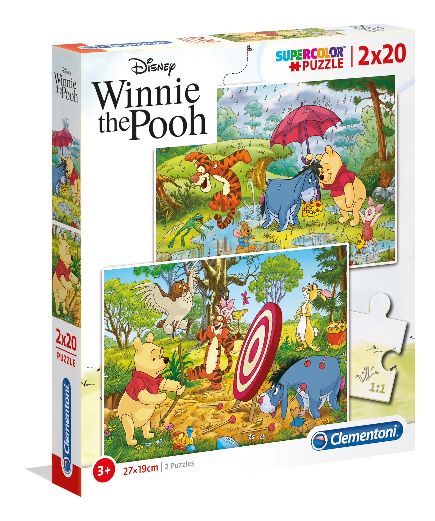 Disney Winnie the Pooh 2x20 pcs Supercolor Puzzle Clementoni