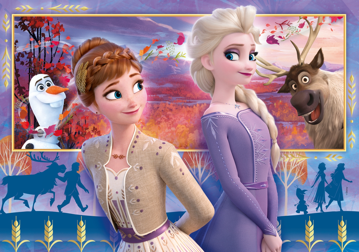 Disney Frozen  2  60 pcs Supercolor Puzzle Clementoni