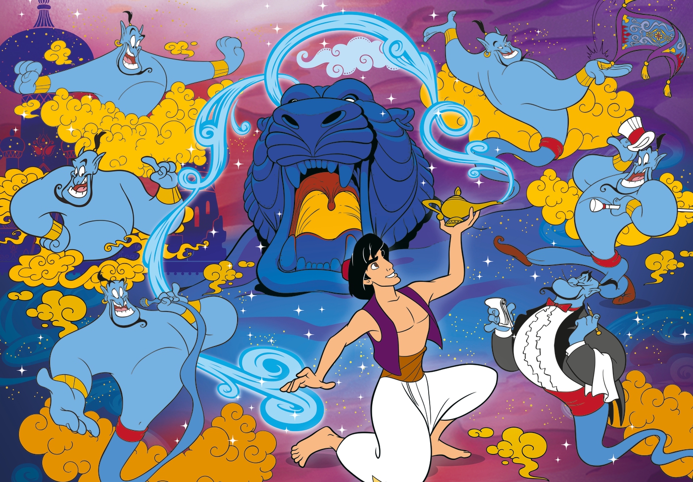 Disney Aladdin 104 pcs Supercolor Puzzle Clementoni