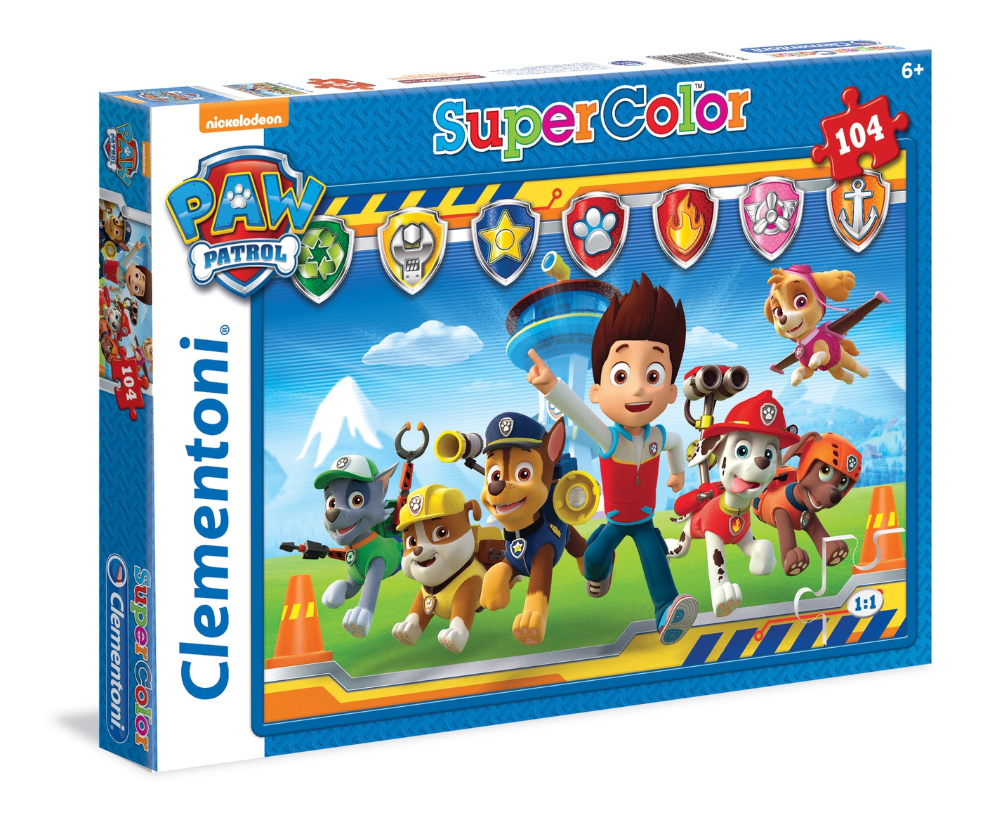 Paw Patrol 104 pcs Supercolor Puzzle Clementoni