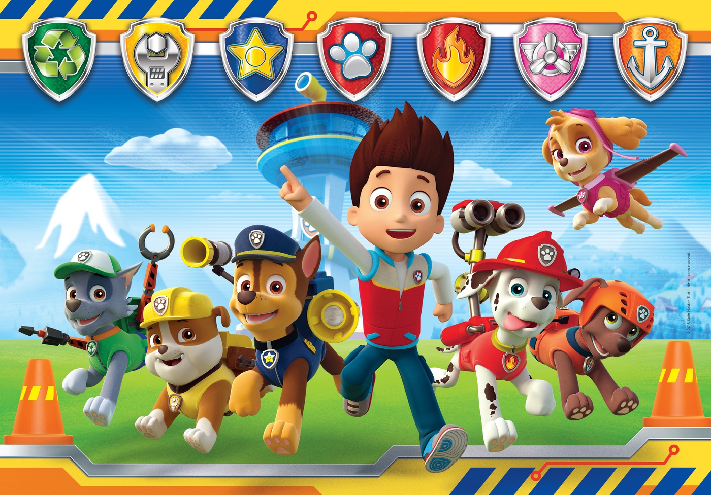 Paw Patrol 104 pcs Supercolor Puzzle Clementoni