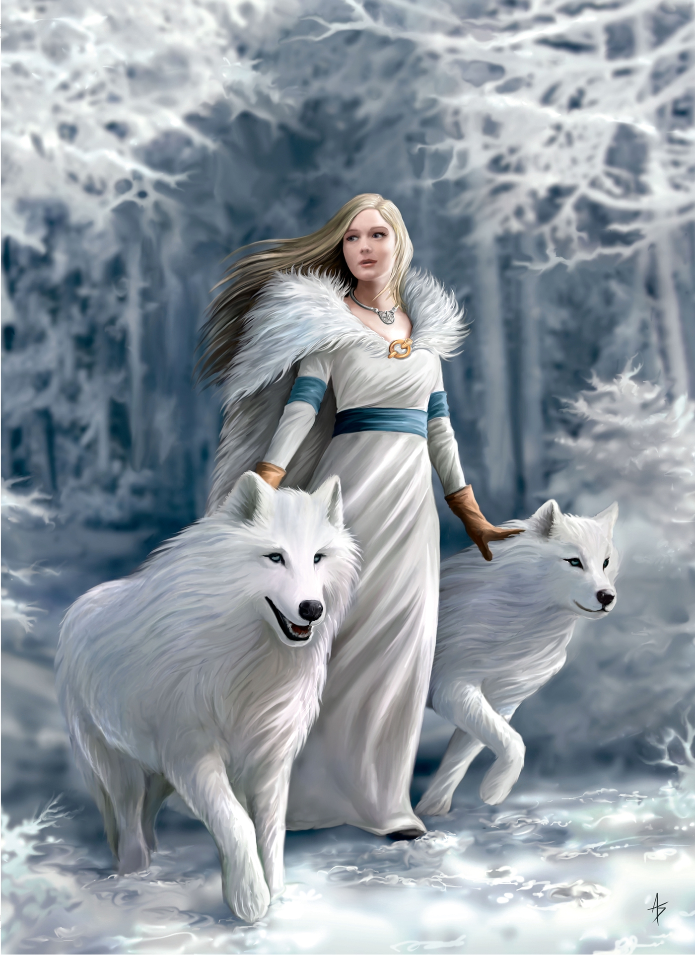 Anne Stokes - Winter Guardians - 1000 pcs - Anne Stokes Collection