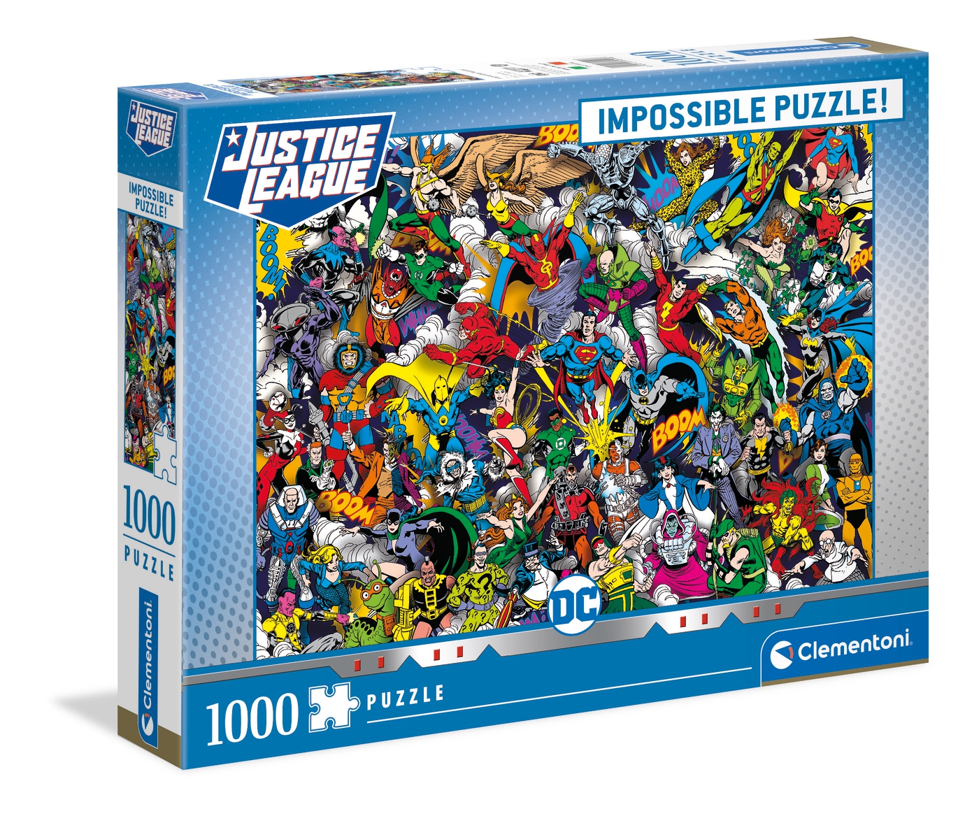 Dc Comics - 1000 pcs - Impossible Puzzle - Clementoni
