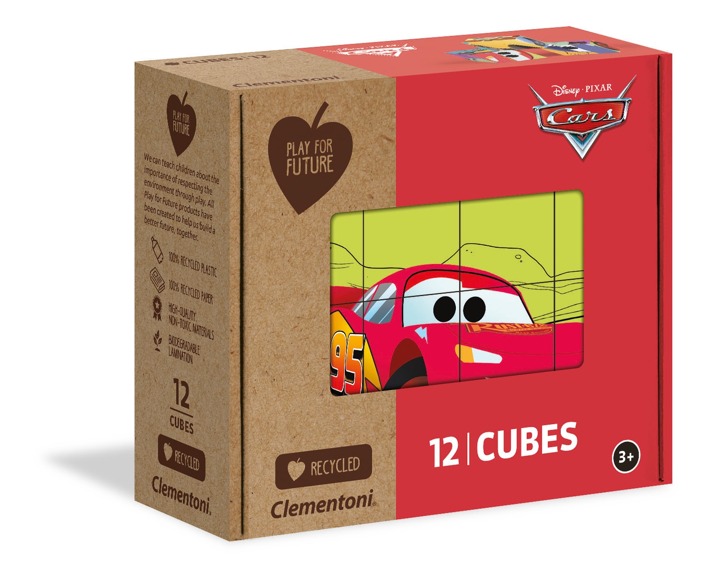 Disney Pixar Cars 6 pcs Cubes Clementoni