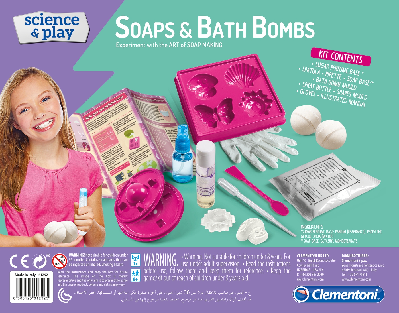 Soap and Bath bombs Clementoni