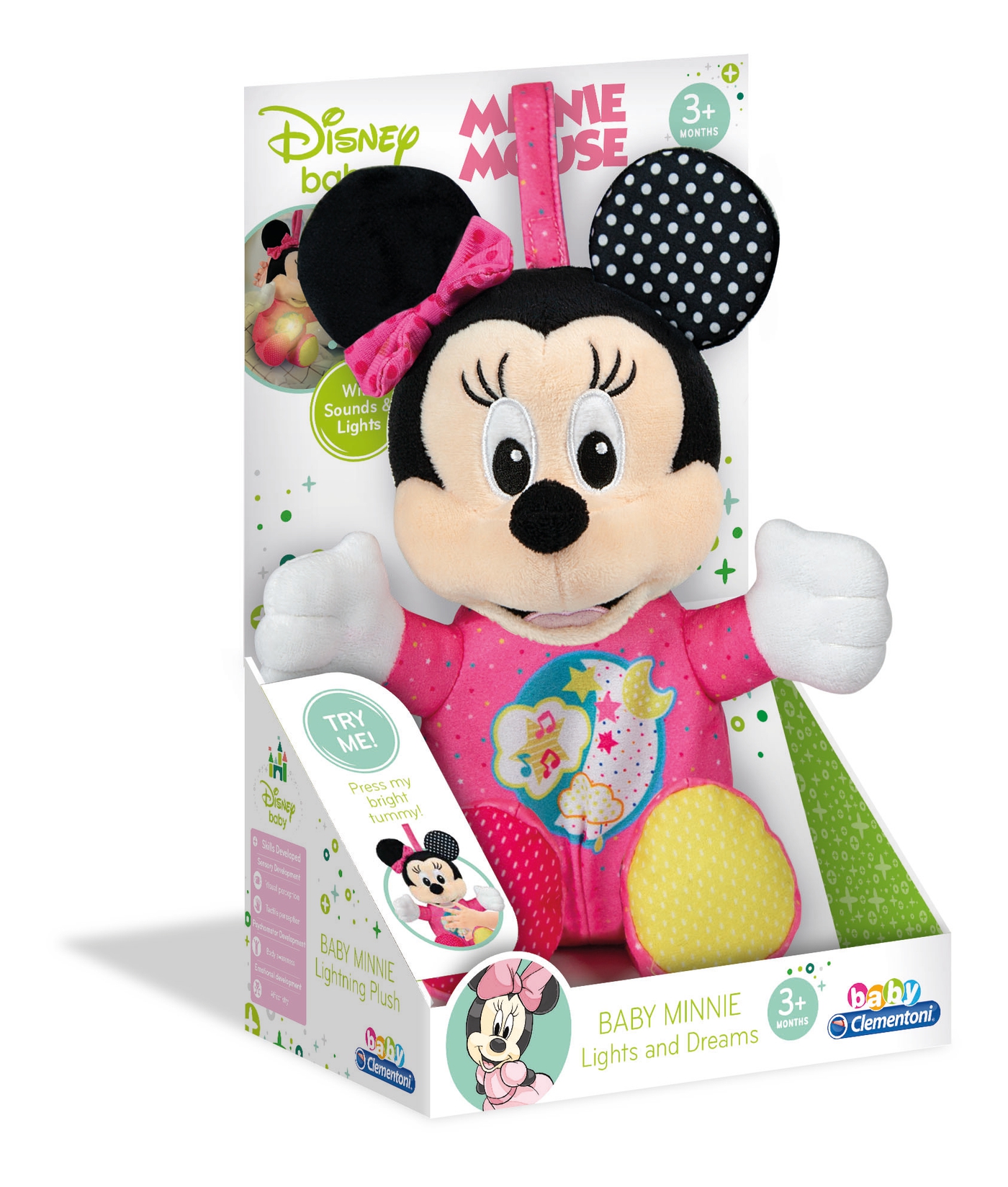 Baby Minnie Peluche Luces Y Sonidos Clementoni