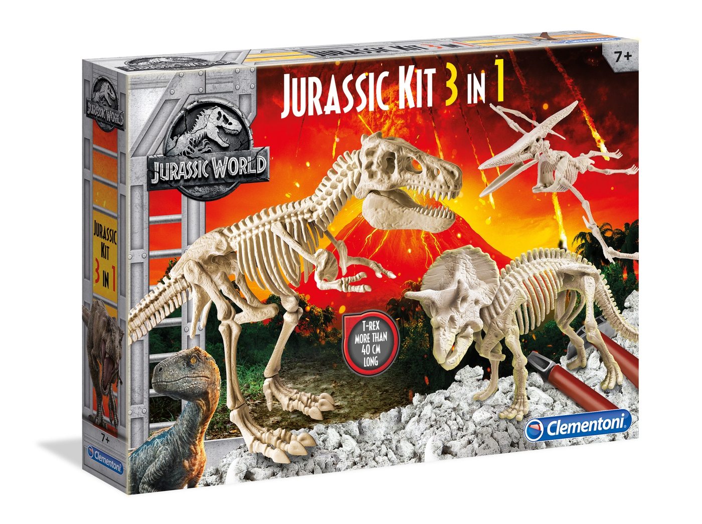 Jurassic World Kit 3 en 1 - Clementoni