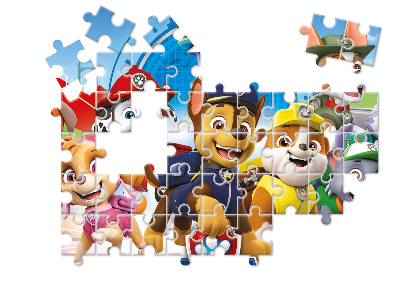 Paw Patrol - 30 piezas - Supercolor Puzzle - Clementoni