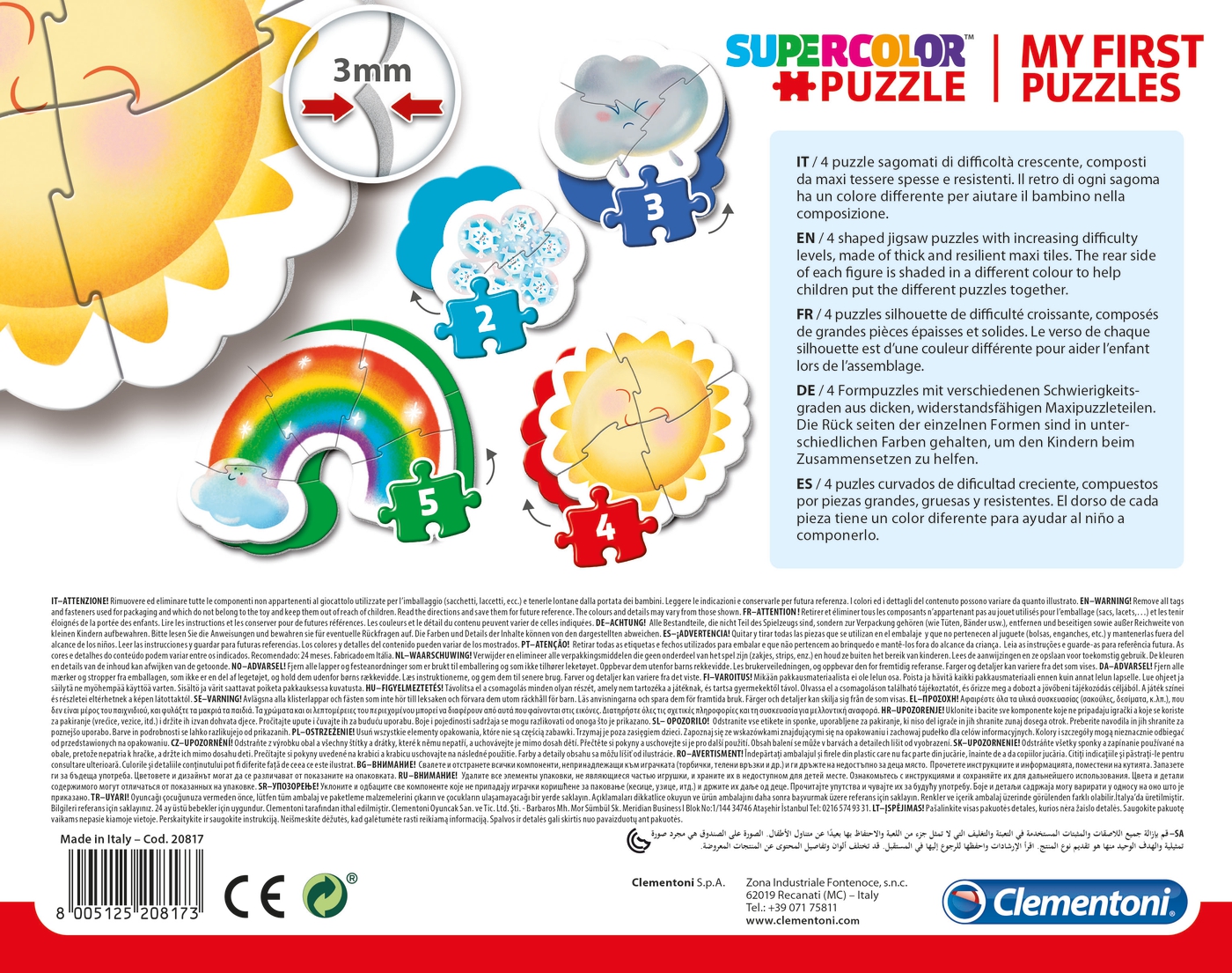 Travel Quiz Multicolore Inside Out Clementoni 11922 Travel Quiz Multicolore Inside Out Clementoni 11922