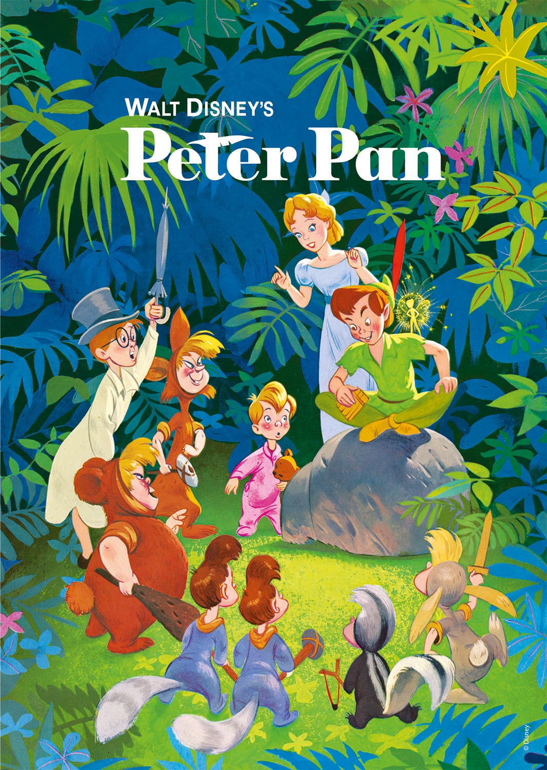 DAS DSCHUNGELBUCH Disney Enterprises #598229 PETER PAN Multicolor Malbuch 