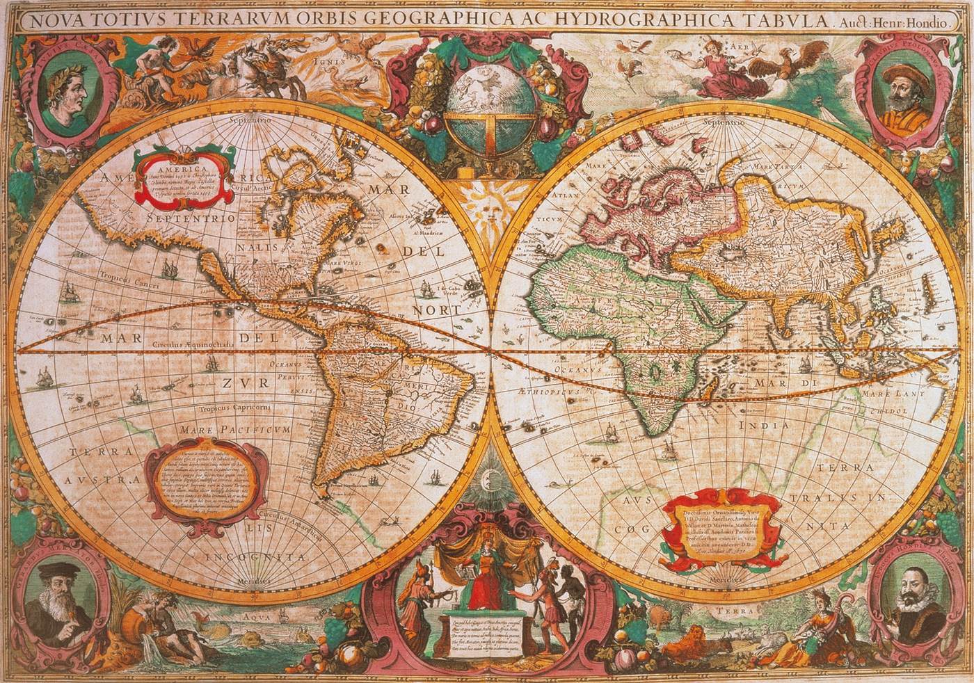 Mappa Antica Clementoni 97787 high quality puzzle 2000 piezas antiguas mapa del mundo 