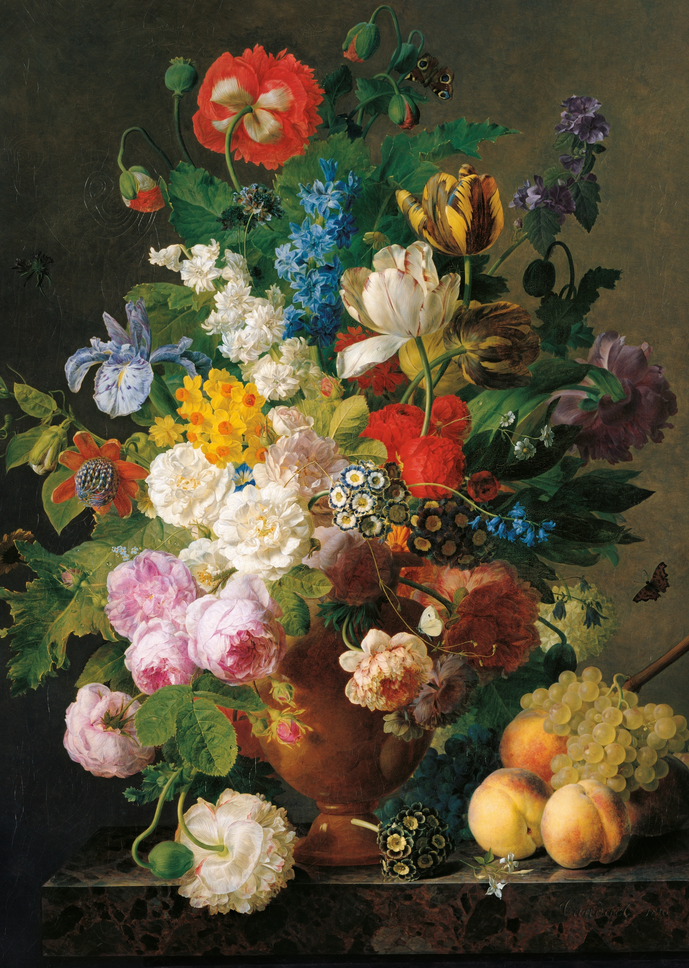 Van Dael - Vaso di fiori - 1000 piezas - Museum Collection-Louvre -  Clementoni