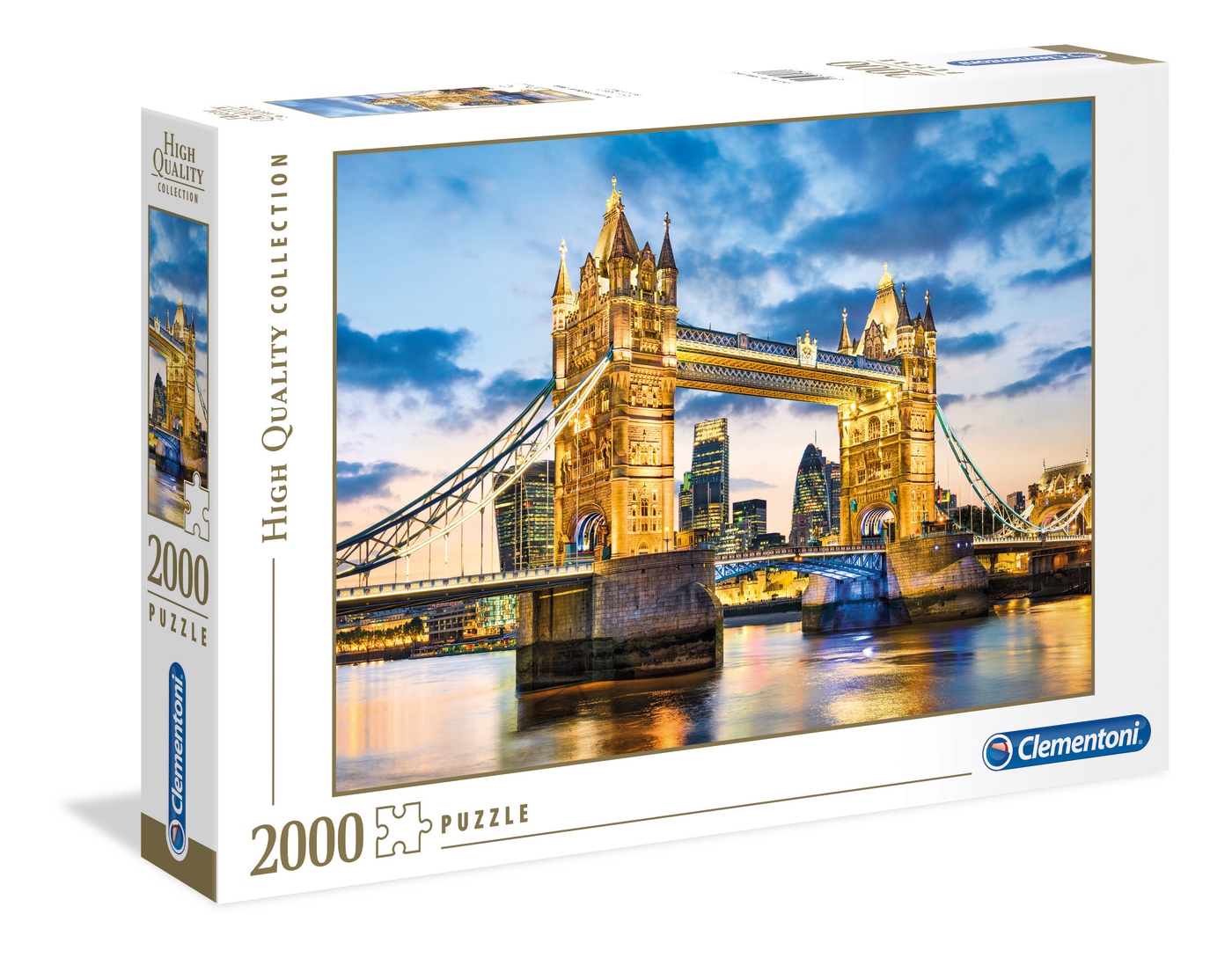 Puzzle 500 pezzi-Fireworks at Tower Bridge-Fuochi d'Artificio al Tower Bridge 