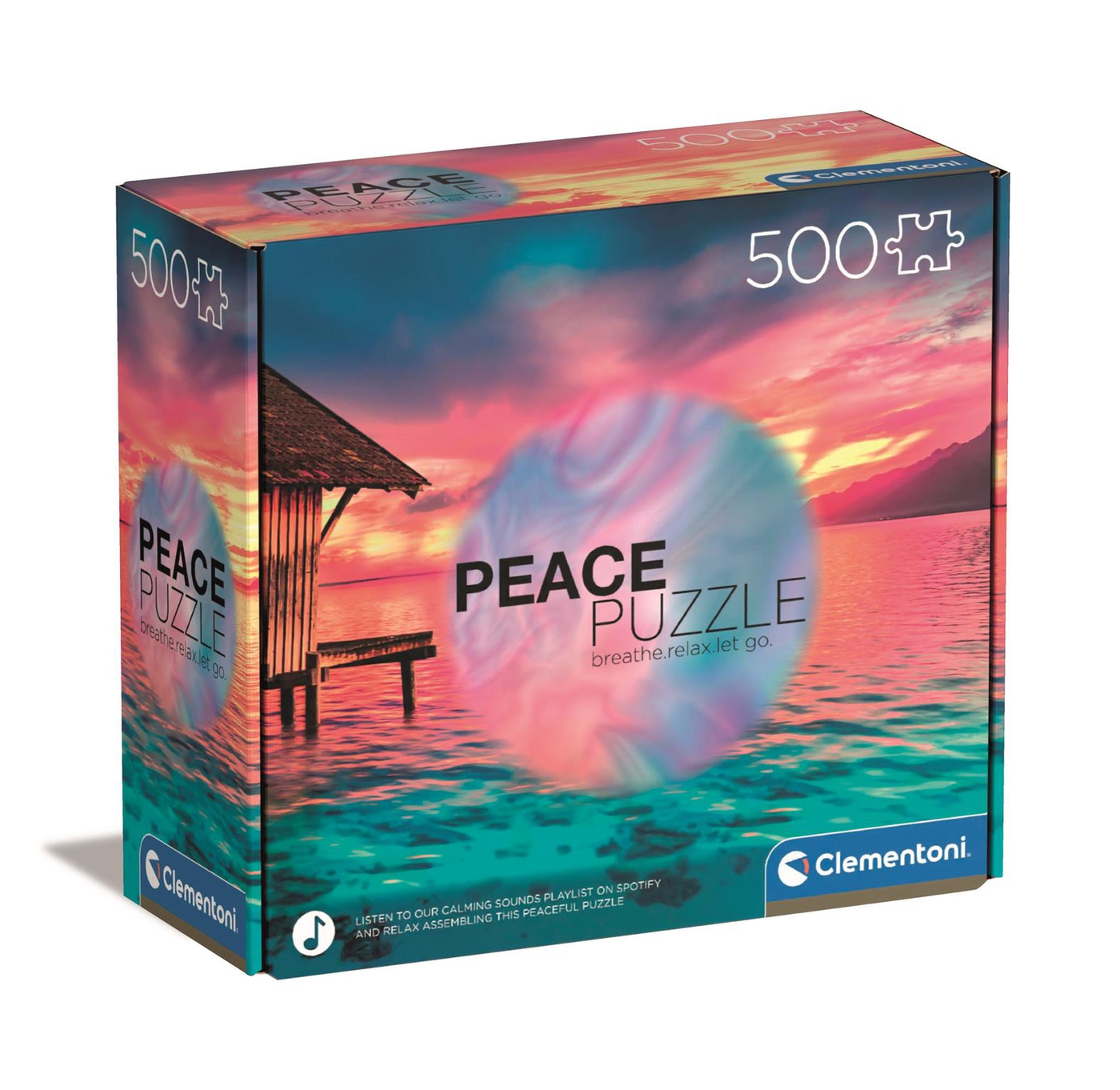 Peace Puzzle Living The Present 500 piezas Peace Puzzle Clementoni
