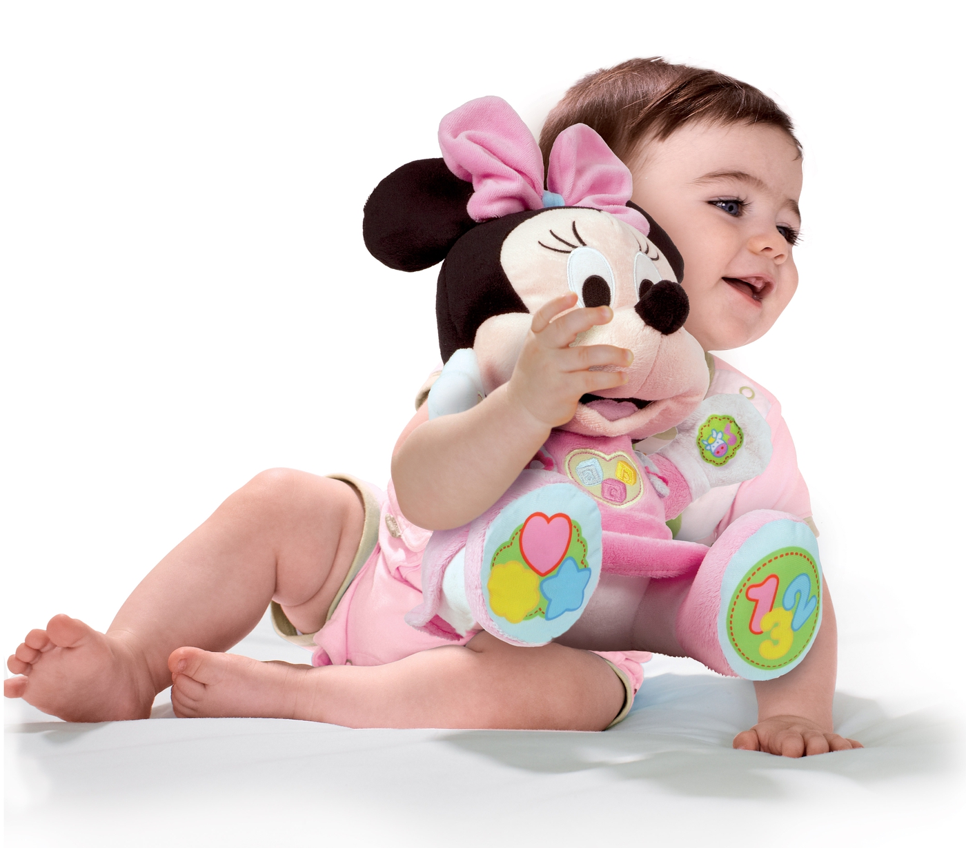 17304 estándar Clementoni Disney Baby Minnie Juega y aprende Peluche parlante Multicolor 