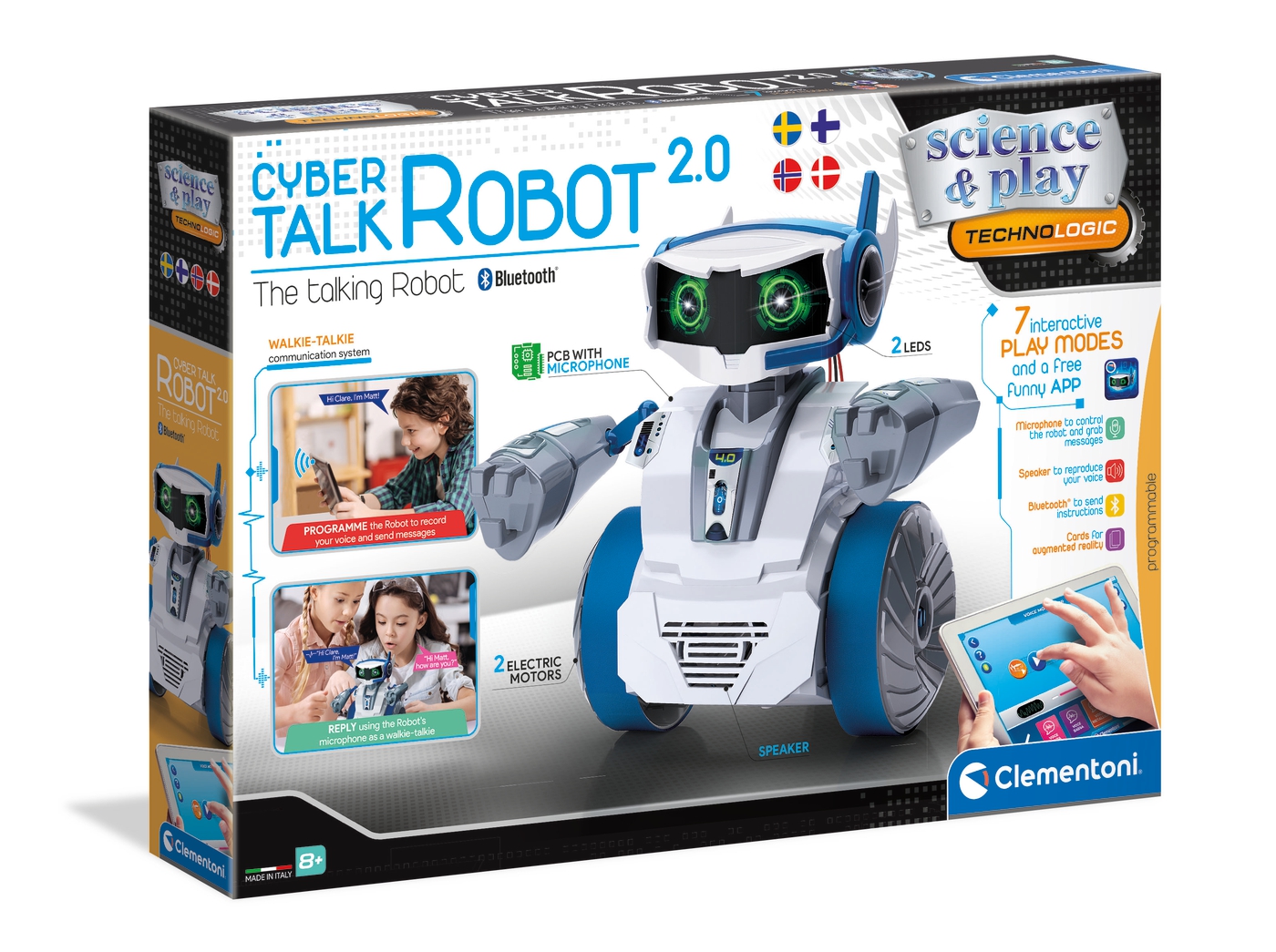 cyber talk robot bluetooth