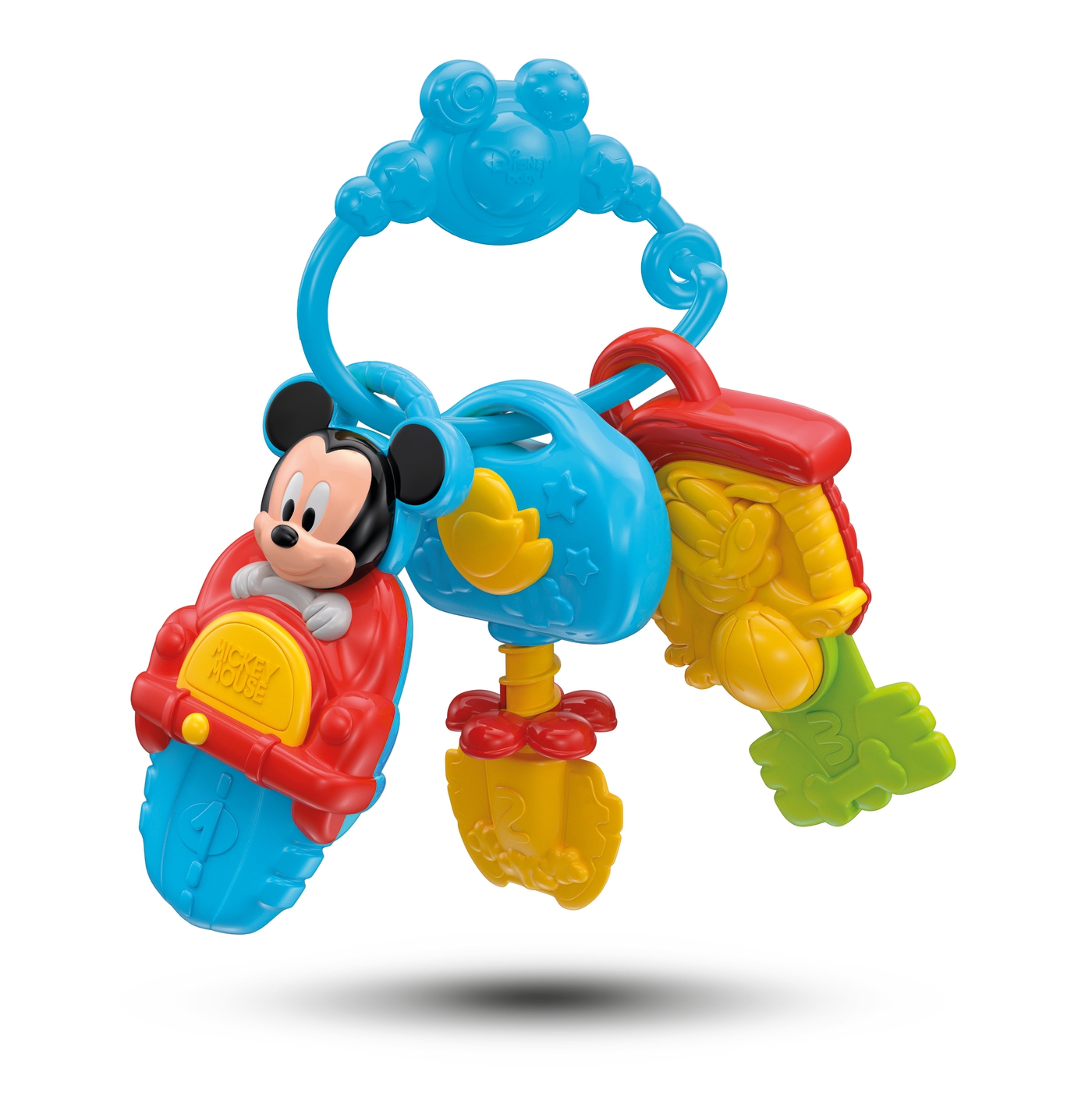 Volant Activité Bébé Clementoni Baby Mickey - Avec Sons, Engrenages, Miroir - Pour Poussette