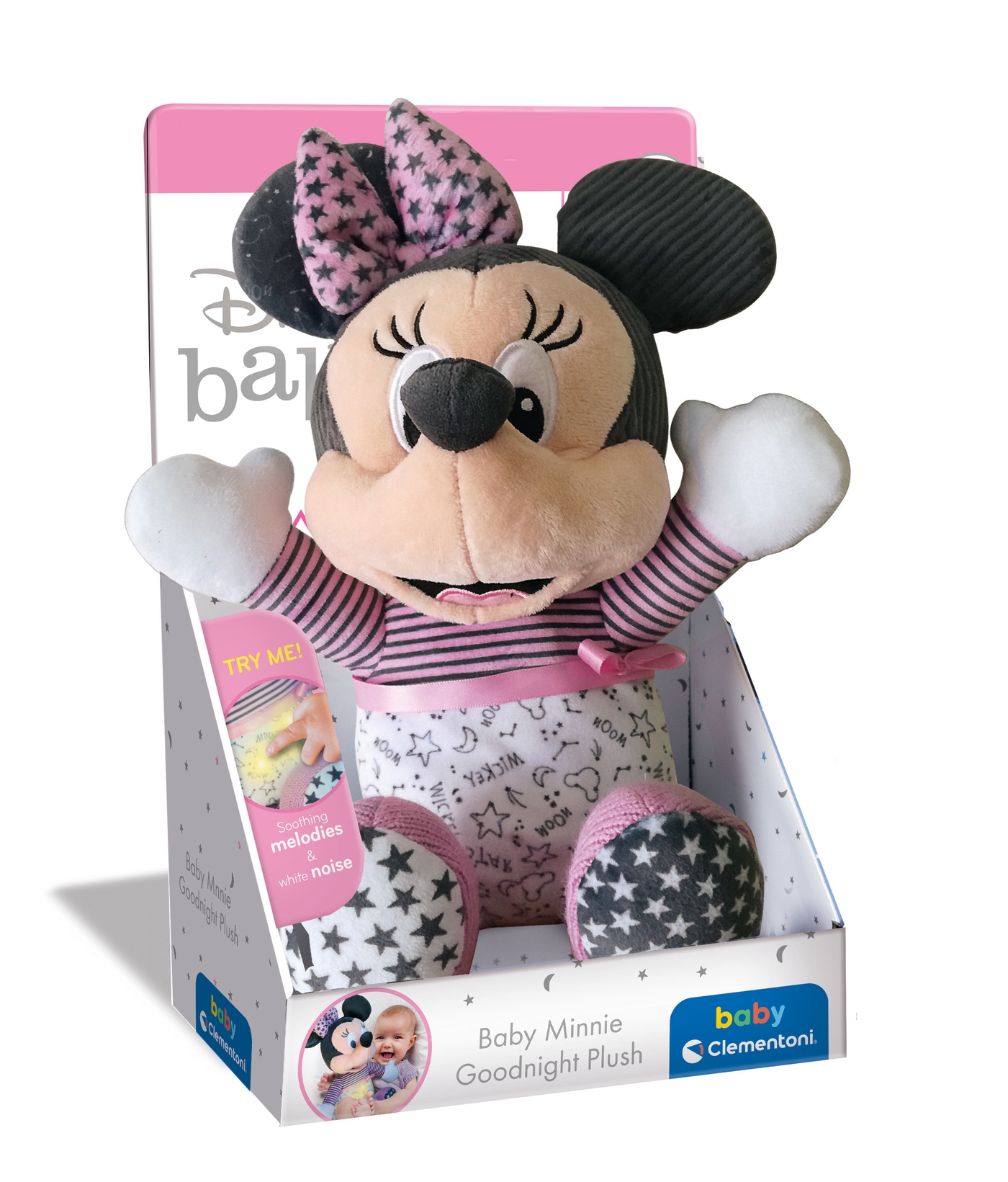 Disney Baby Minnie Soothing Plush Clementoni Disney Baby Minnie Soothing Plush Clementoni