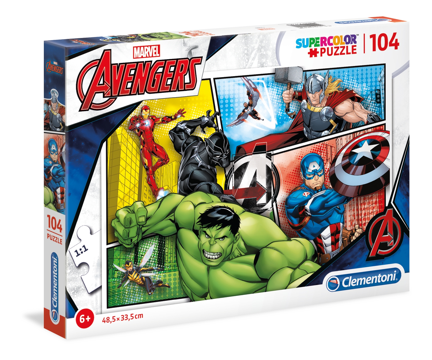 Marvel Avengers 104 pièces Supercolor Puzzle Clementoni