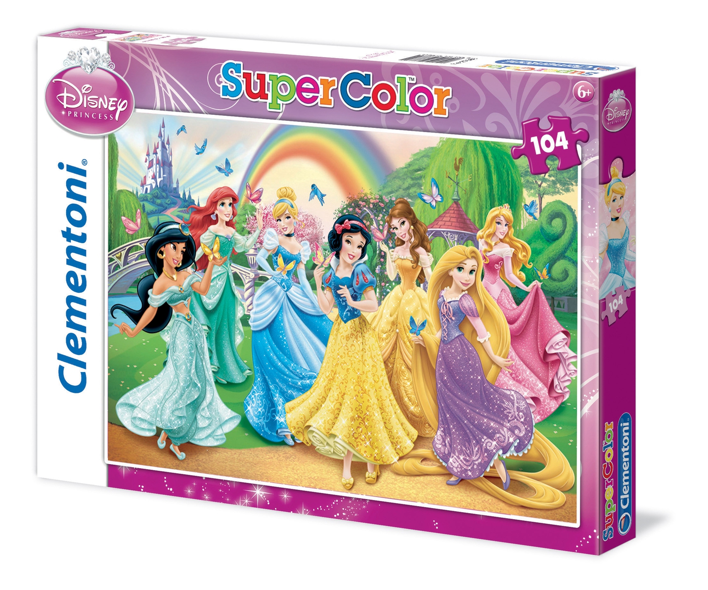 Disney Princess 104 pcs SuperColor Clementoni