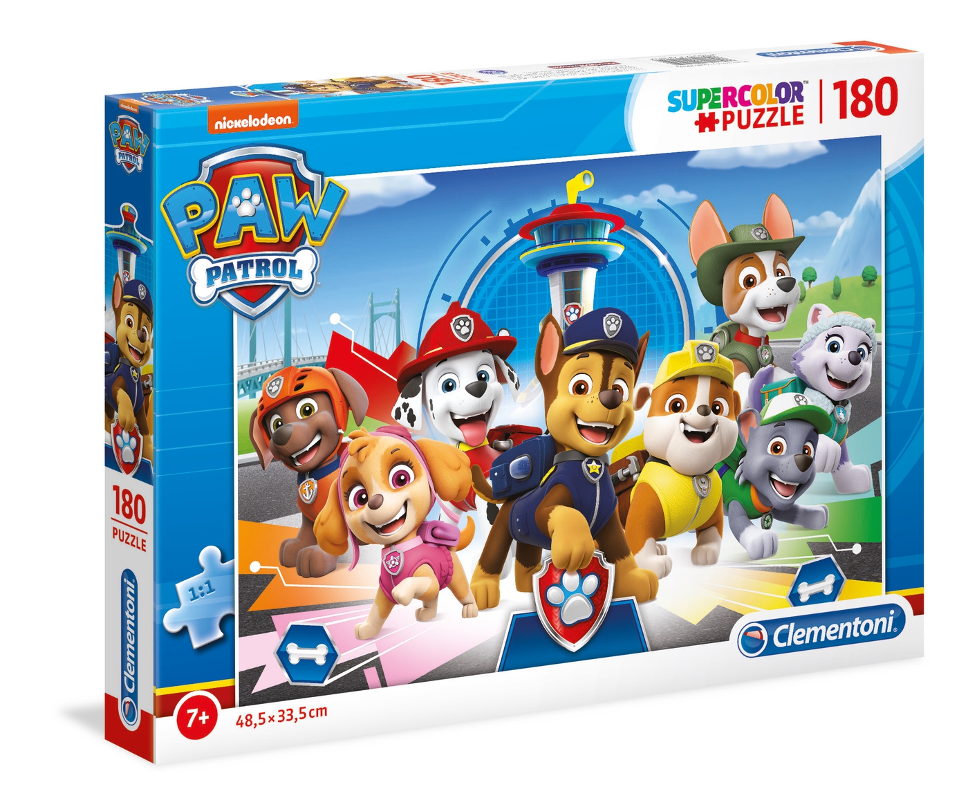 Paw Patrol 180 pièces Supercolor Puzzle Clementoni