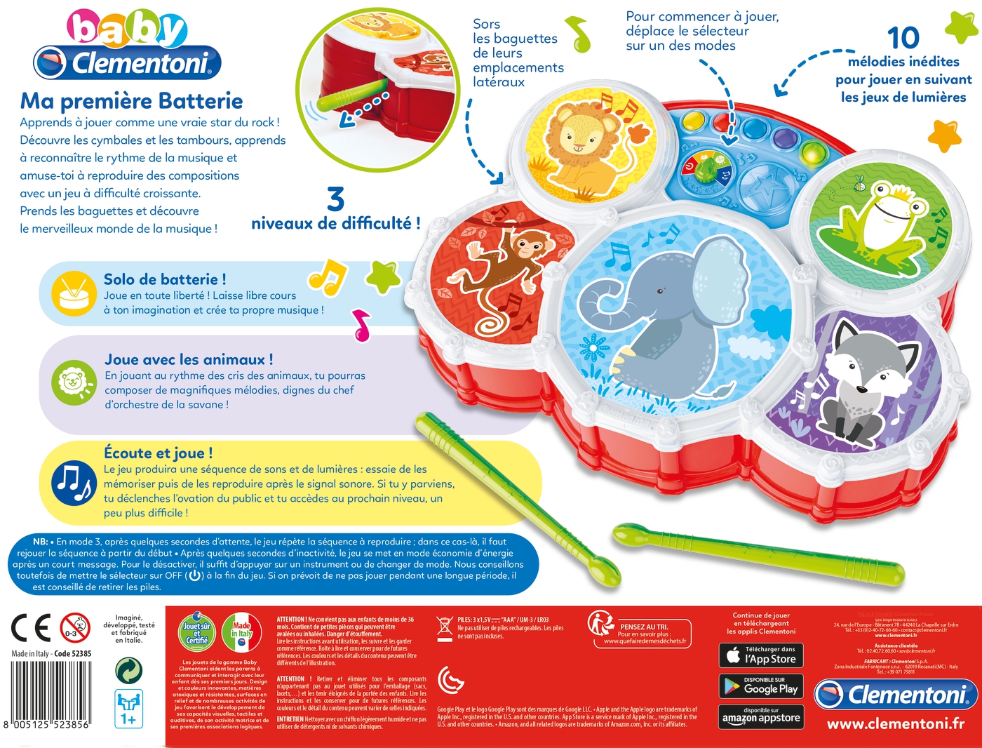 Ma Premiere Batterie Clementoni