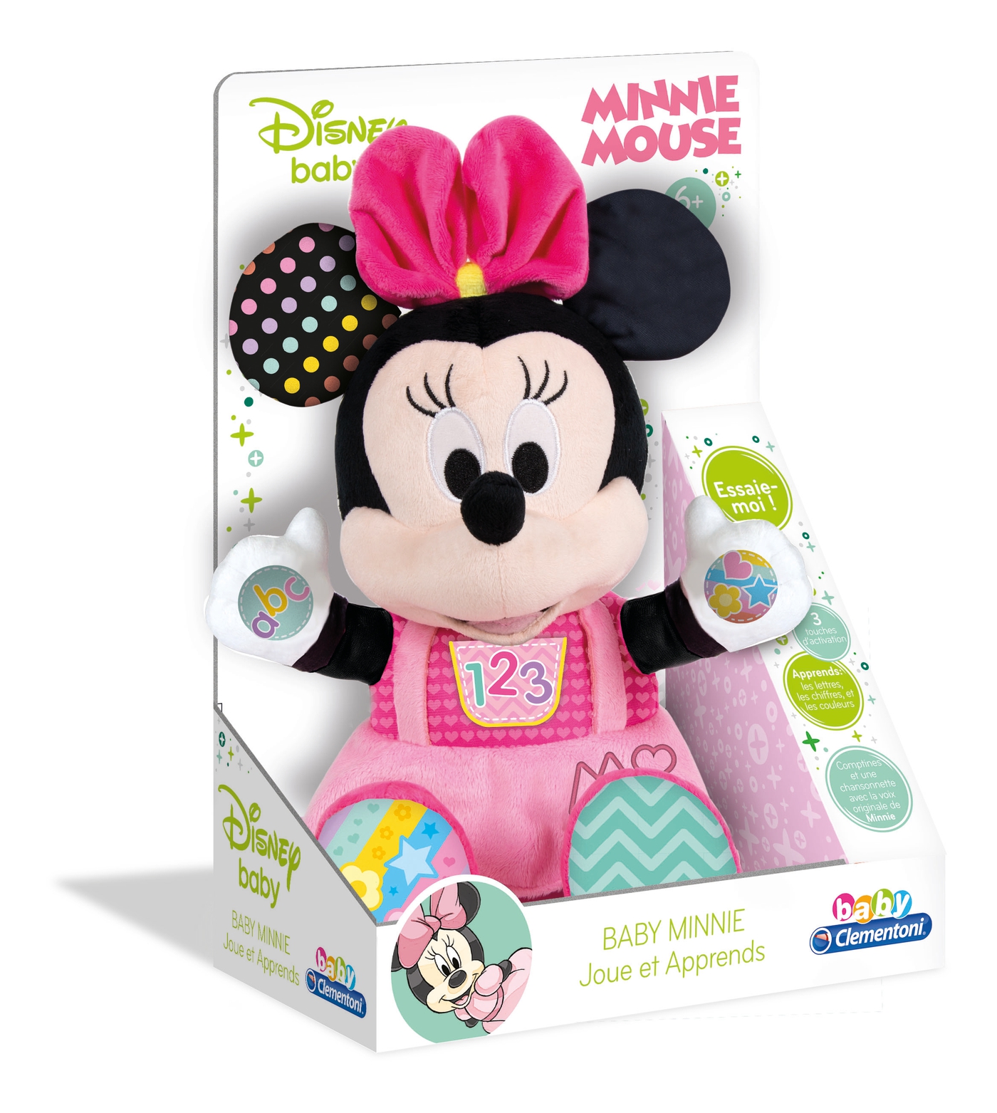 Peluche D Activites Baby Minnie Clementoni