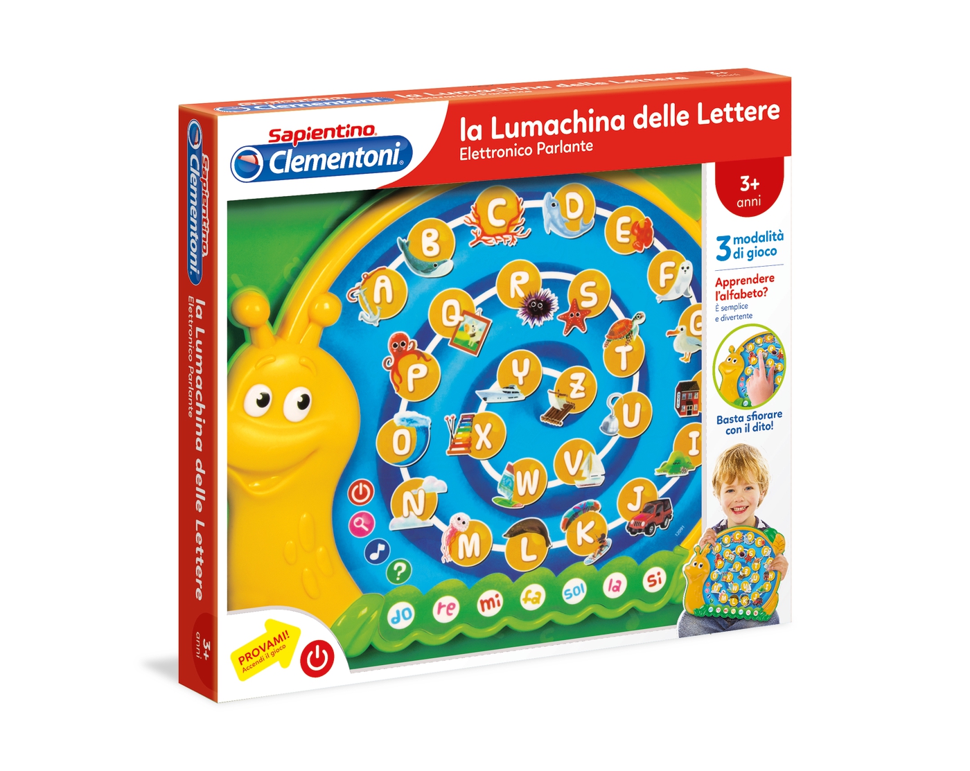 Sapientino Clementoni La Lumachina delle Lettere 12091 Sapientino Clementoni La Lumachina delle Lettere 12091
