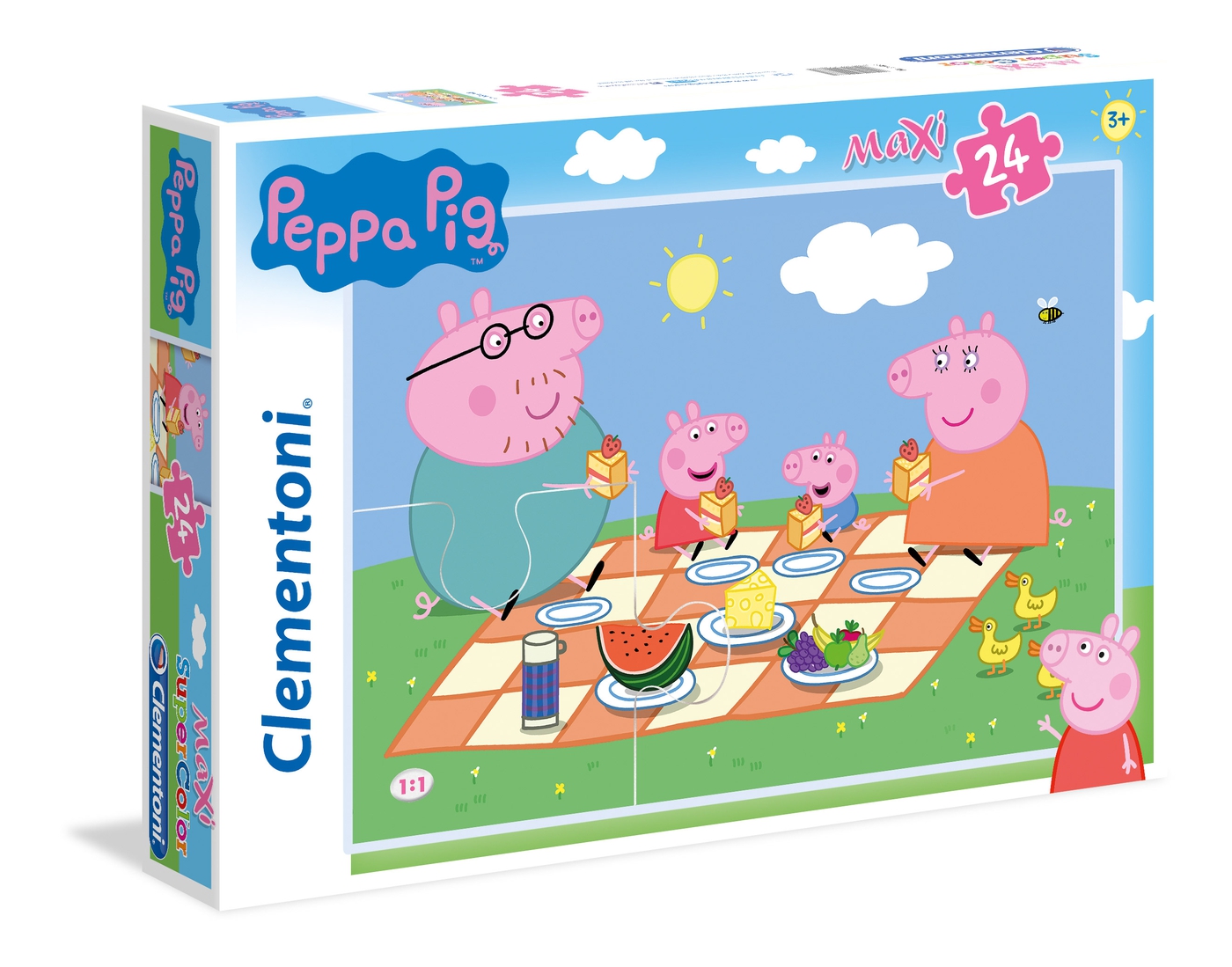 Peppa Pig 24 pezzi Supercolor Puzzle Clementoni