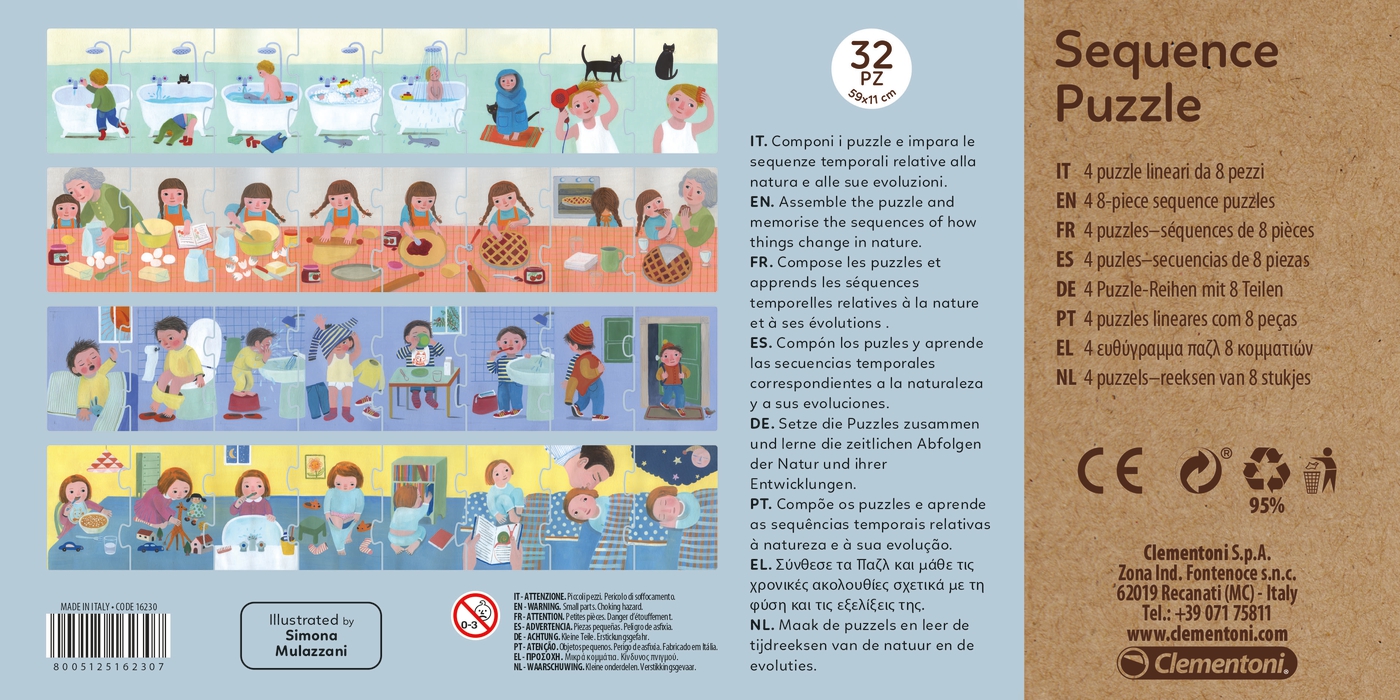 Sequence Puzzle Routines Clementoni