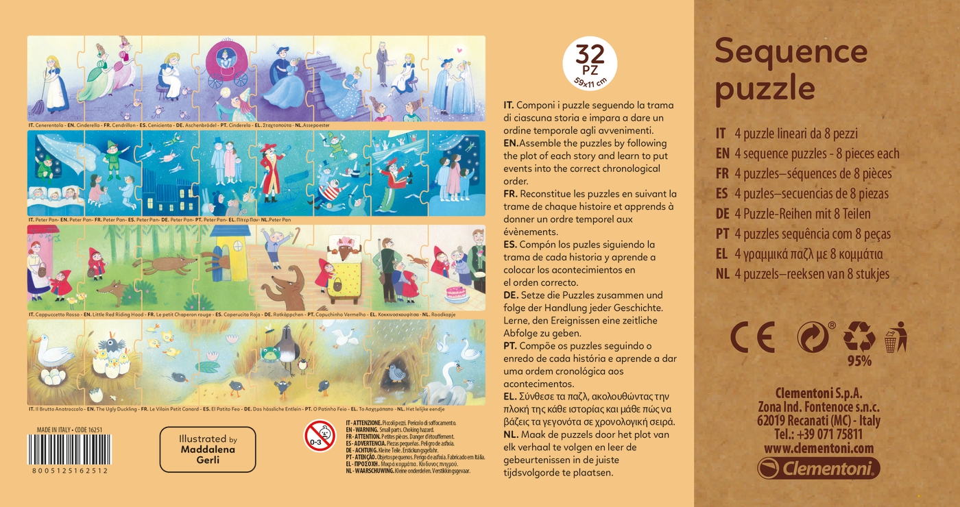 Sequence Puzzle Sprookjes Clementoni