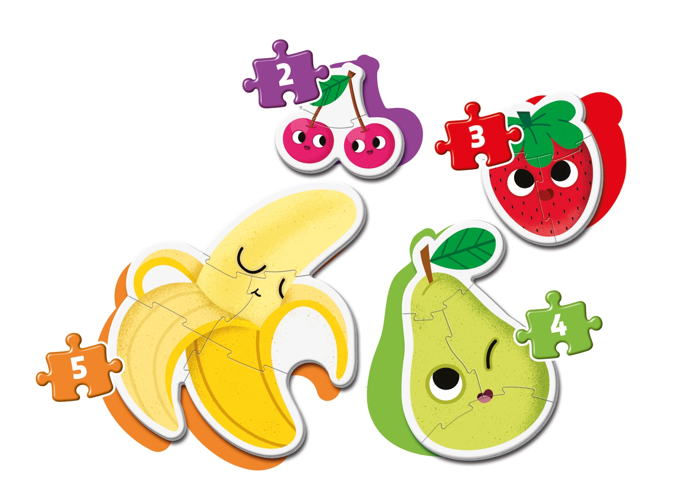 Fruits 3 6 9 12 Stukjes My First Puzzle Clementoni clementoni