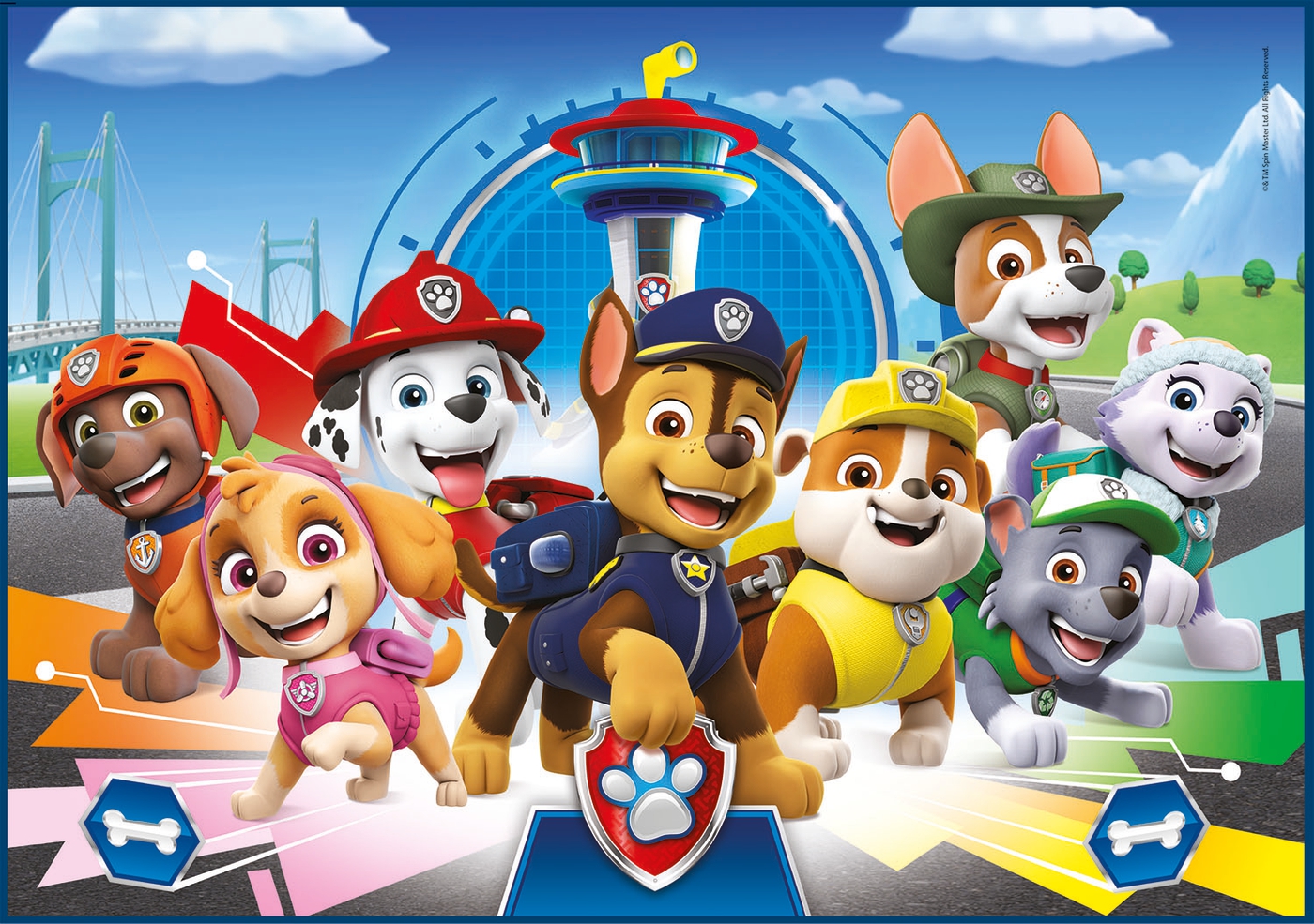 Paw Patrol - 30 pcs - Supercolor Puzzle - Clementoni