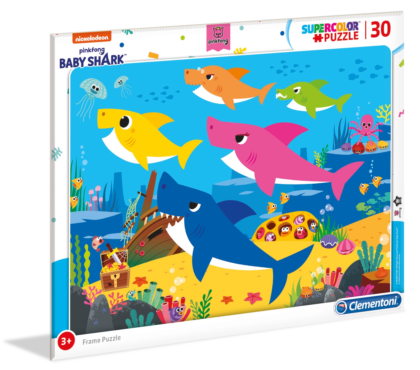 Baby Shark 30 pcs Supercolor Puzzle Clementoni