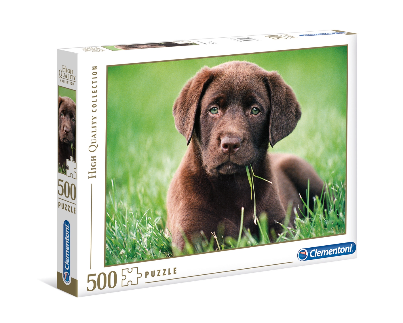Clementoni Chocolate Puppy High Quality Jigsaw Puzzle 500 Pieces 