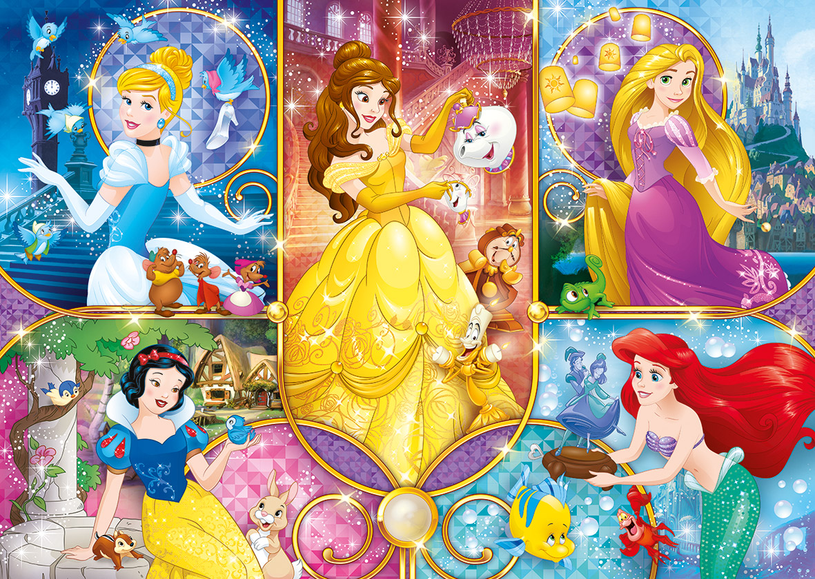 Disney Princess 104 el. Brilliant Puzzle Clementoni